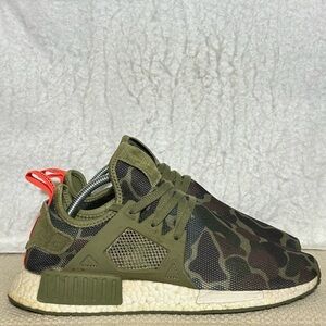 Adidas Mens NMD XR1 Olive Camo Ultraboost Running Athletic Sneakers Shoes SZ 9.5